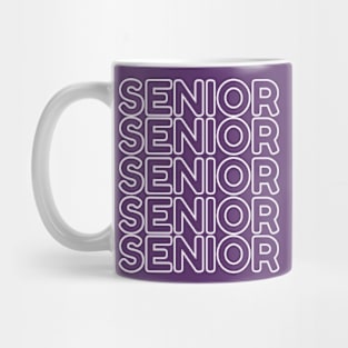 funny senior 2024 vintage retro style class of 2024 graduation Mug